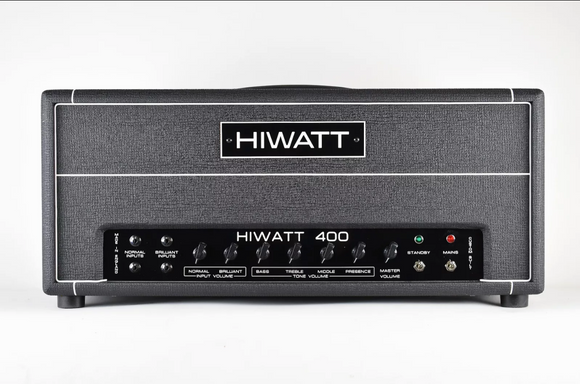 Hiwatt DR401HD – CUSTOM HIWATT 400 BASS HEAD
