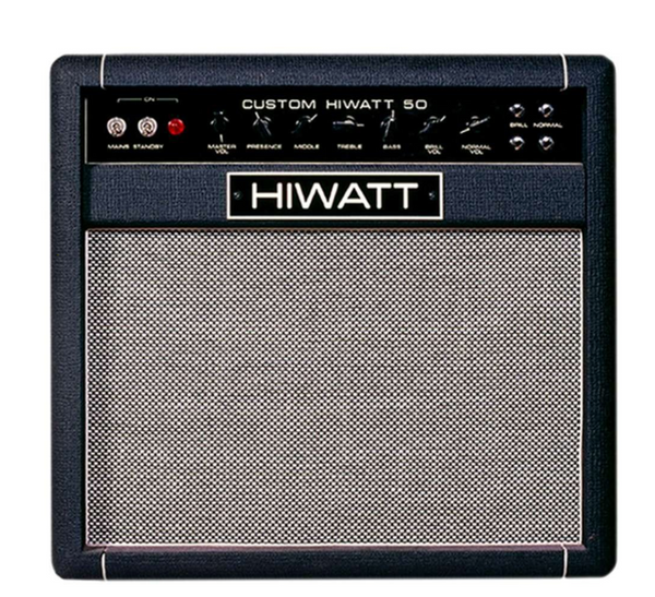 Hiwatt DR504C112 - CUSTOM HIWATT 50 SINGLE COMBO 'THE BULLDOG' –  MelodyAndVerb