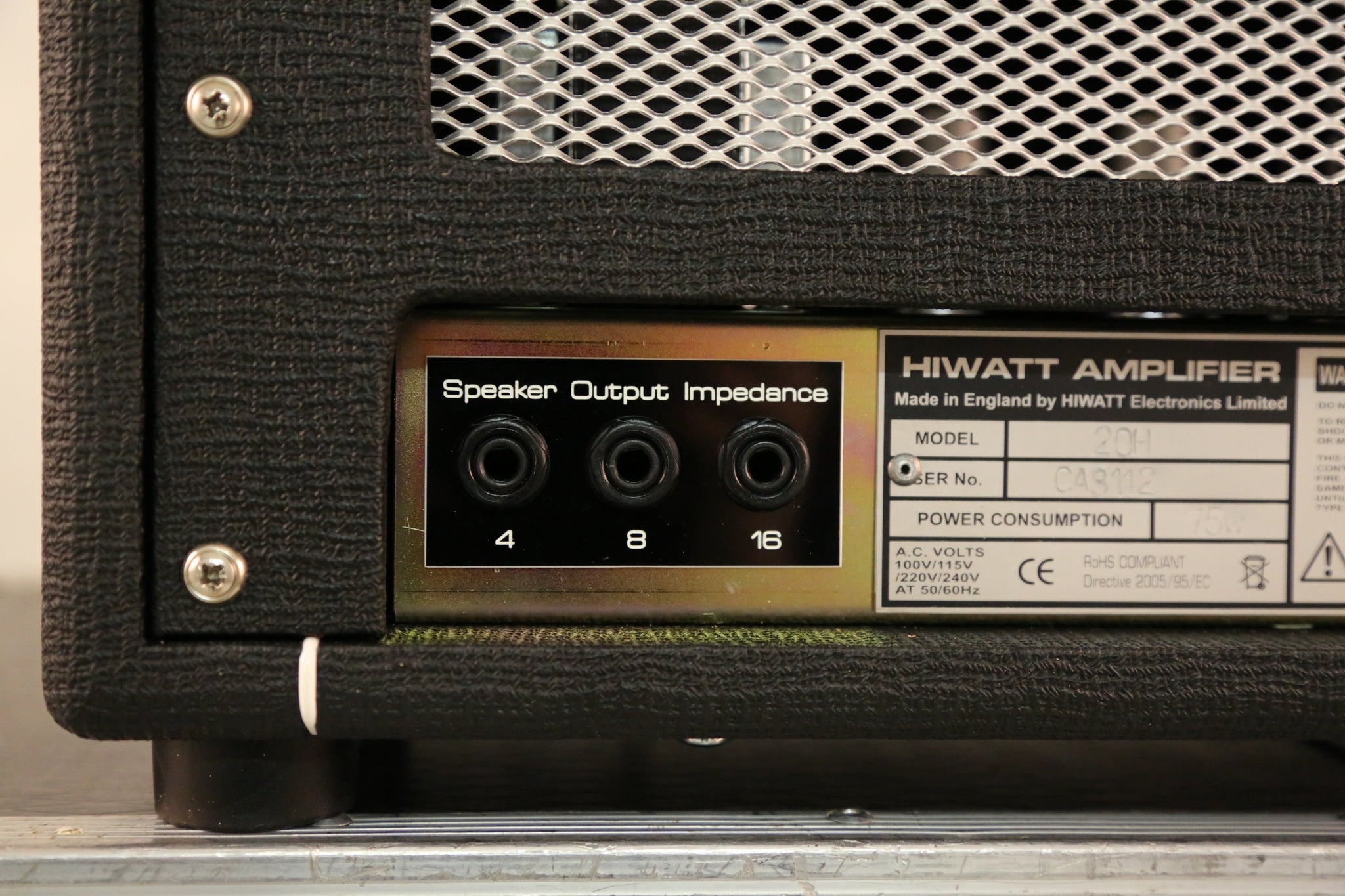 Hiwatt Custom 20 : 20W Head : SA20HD – MelodyAndVerb